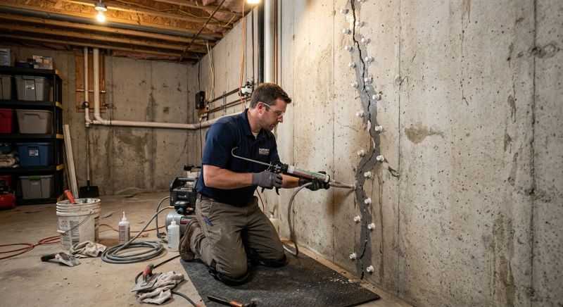 Basement Crack Repair in Tampa, FL