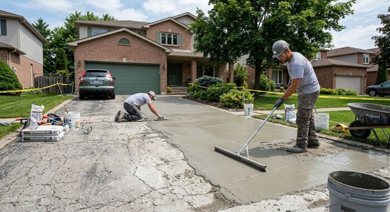 Cement Resurfacing in West Des Moines, IA