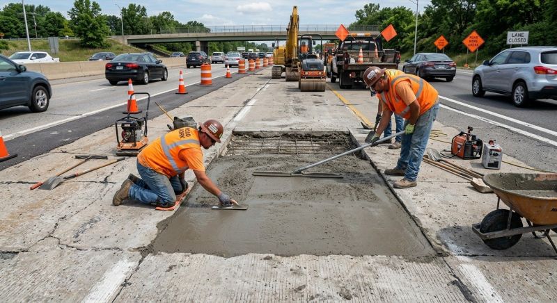 Concrete Pavement Repair in West Des Moines, IA