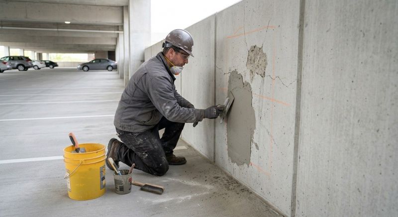Concrete Wall Patching in Corpus Christi, TX