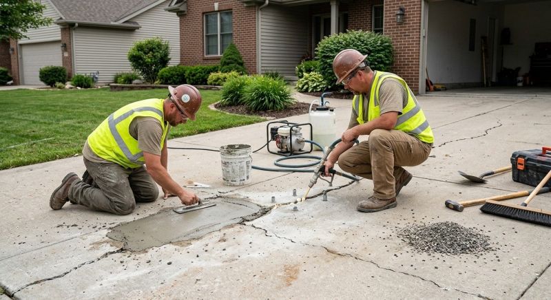 Driveway Spalling Repair in West Des Moines, IA