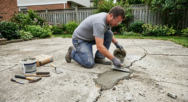 Patio Slab Repair in West Des Moines, IA