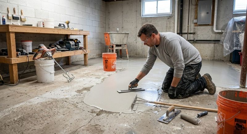 Basement Concrete Resurfacing in Corpus Christi, TX
