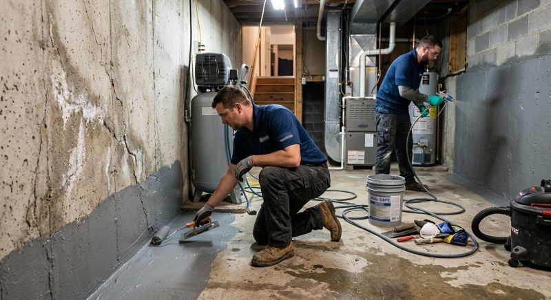 Basement Seepage Repair in Sarasota, FL