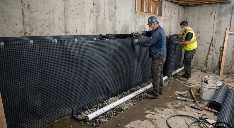 Basement Walls Waterproofing in Montgomery, AL