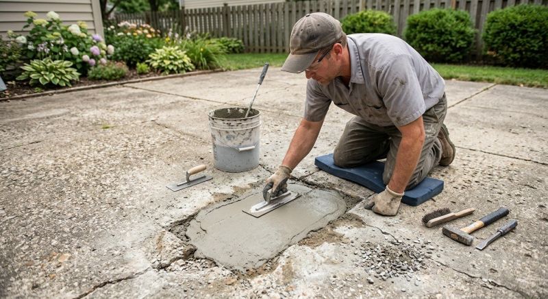 Cement Patio Repair in Corpus Christi, TX