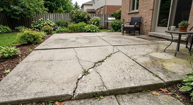 Cement Patio Repair in Des Moines, IA
