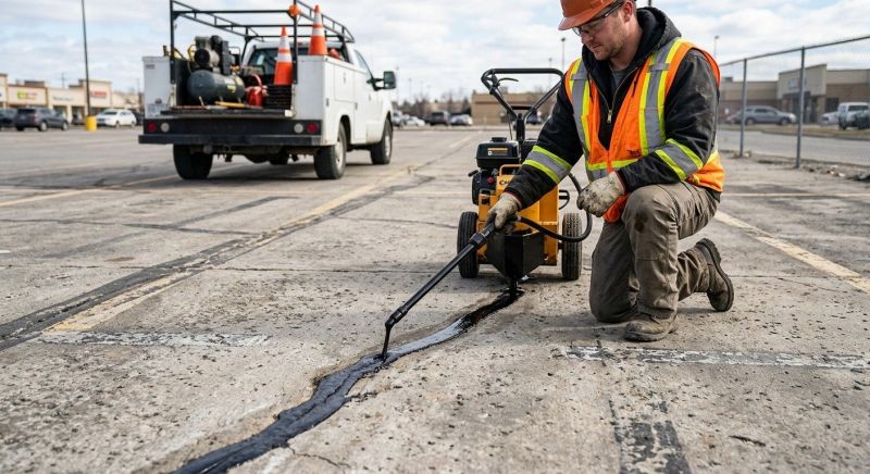 Concrete Crack Sealing in Miami Dade County, FL