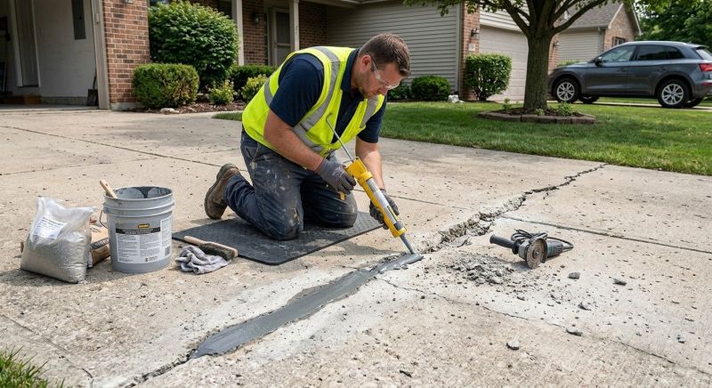 Concrete Crack Sealing in Miami Dade County, FL