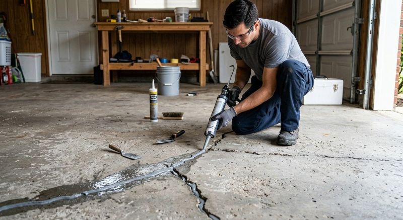 Concrete Crack Sealing in Des Moines, IA