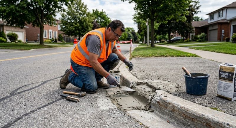 Concrete Curbing Repair in Corpus Christi, TX