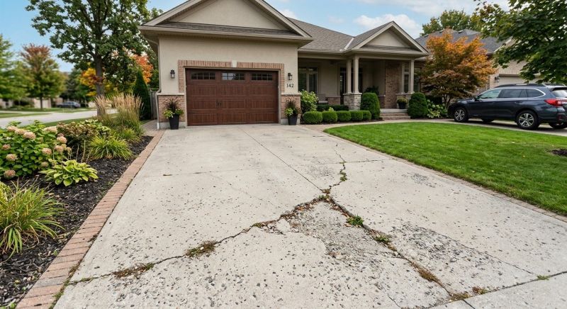 Concrete Driveway Crack Repair in Des Moines, IA