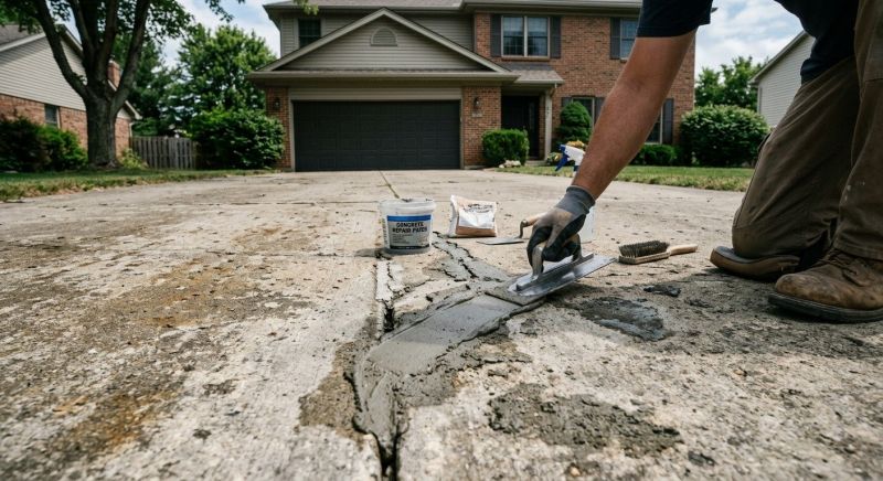 Concrete Driveway Repair in Corpus Christi, TX