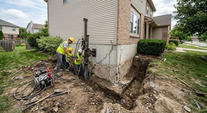 Concrete Foundation Repair in Columbus, OH