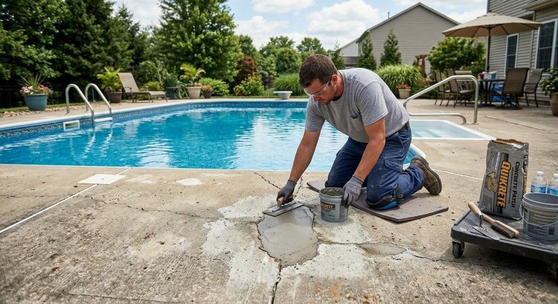 Concrete Pool Deck Repair in Corpus Christi, TX