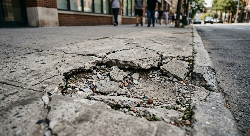 Concrete Sidewalk Repair in Des Moines, IA