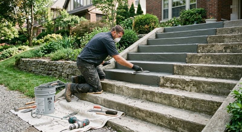 Concrete Stairs Resurfacing in Corpus Christi, TX