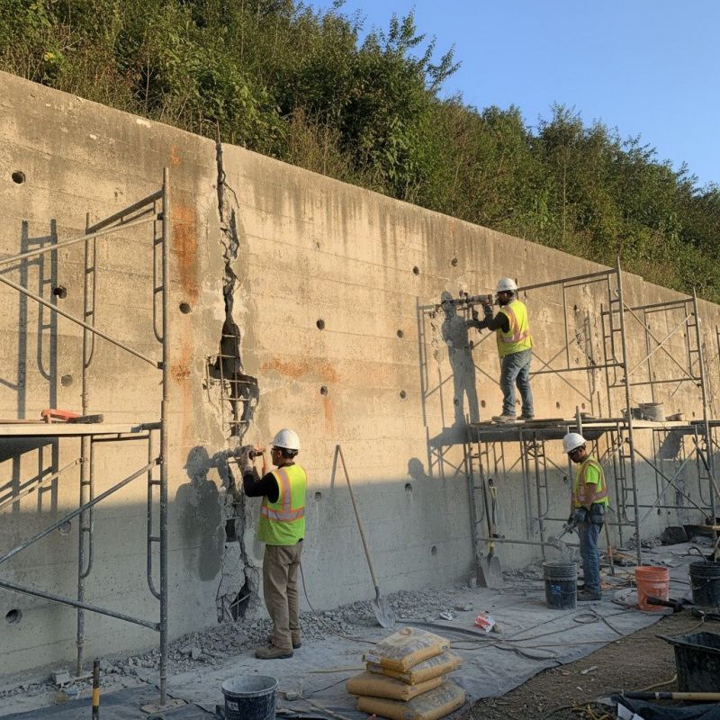 Concrete Wall Patching in Corpus Christi, TX