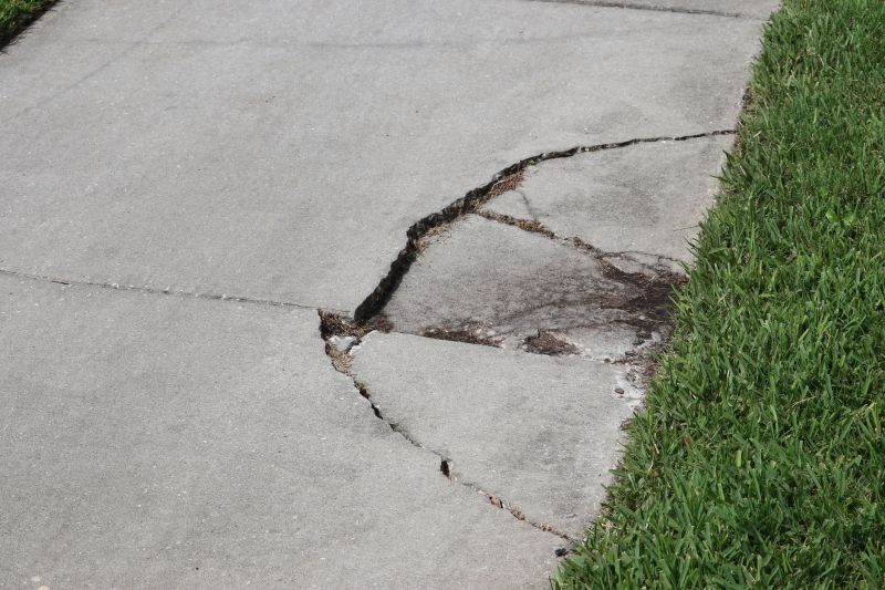 Cracked Sidewalk Repair in West Des Moines, IA