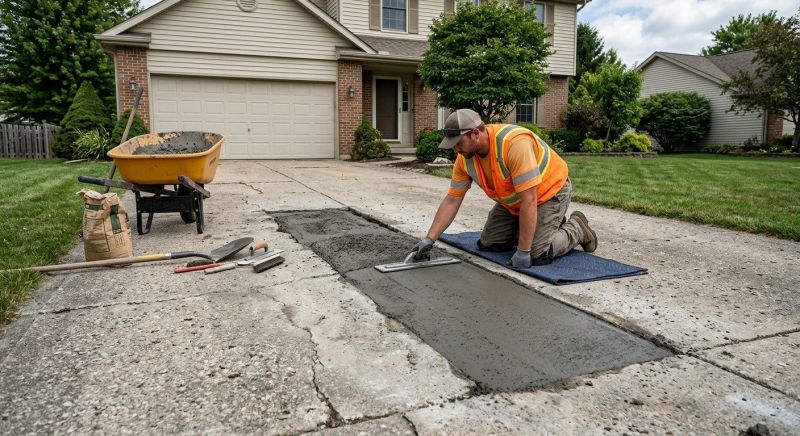 Driveway Slab Repair in Corpus Christi, TX