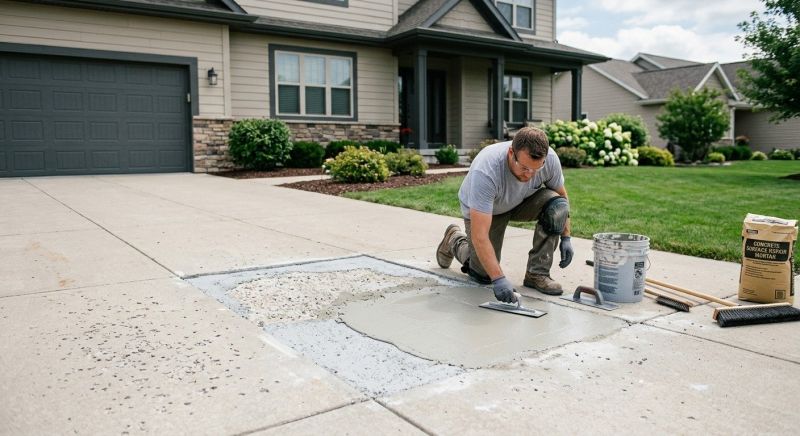 Driveway Spalling Repair in Des Moines, IA