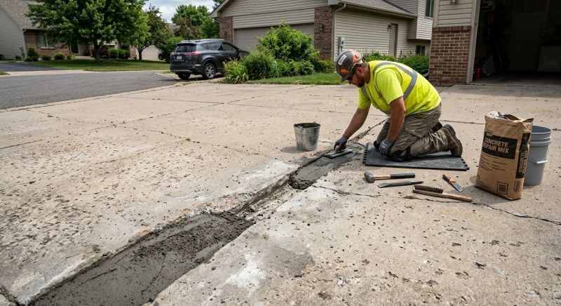 Driveway Spalling Repair in Corpus Christi, TX