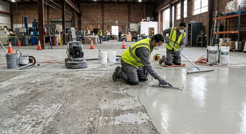 Garage Concrete Resurfacing in Miami Dade County, FL