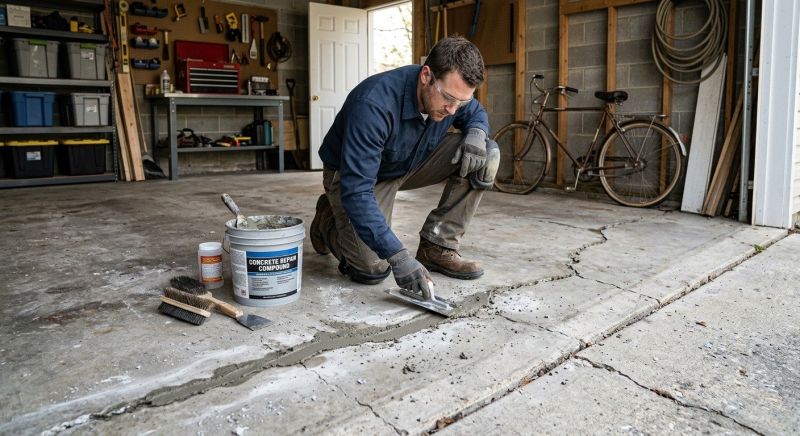 Garage Crack Repair in Corpus Christi, TX