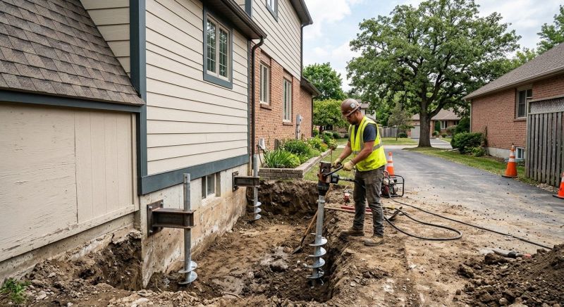 Helical Pile Installation in Tampa, FL