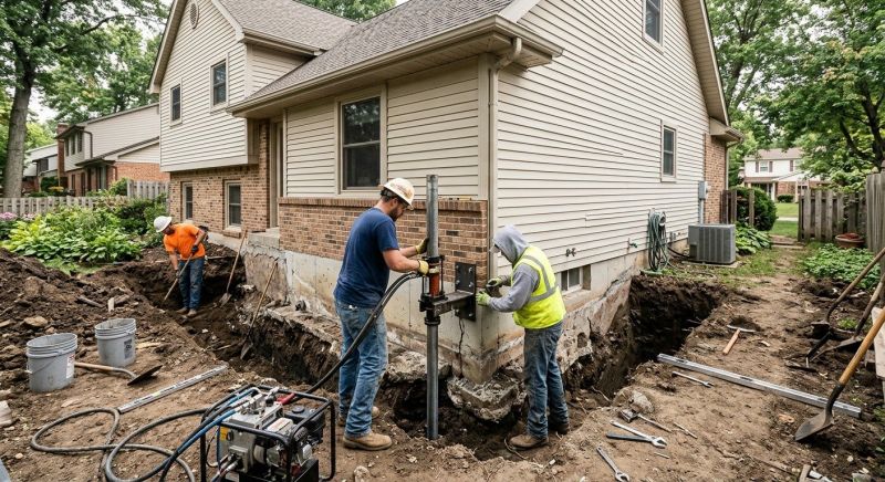 House Foundation Repair in Columbus, OH