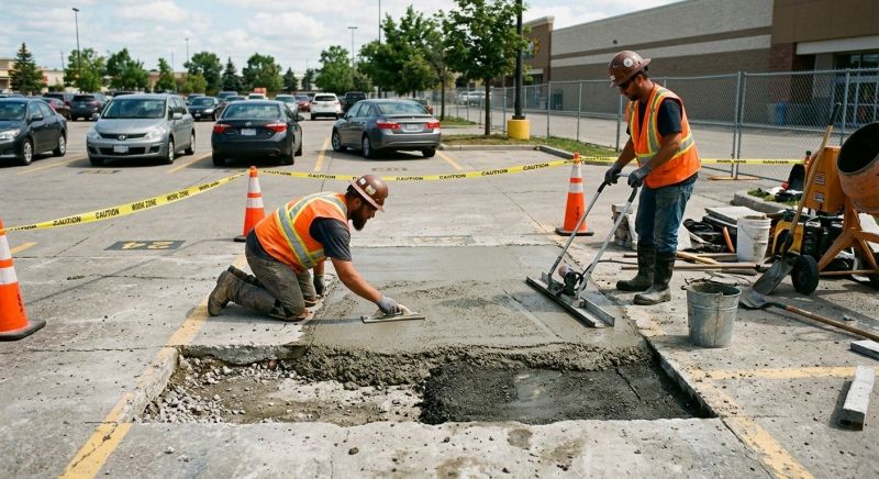 Parking Slab Repair in Des Moines, IA