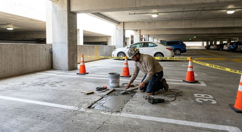 Parking Slab Repair in Corpus Christi, TX