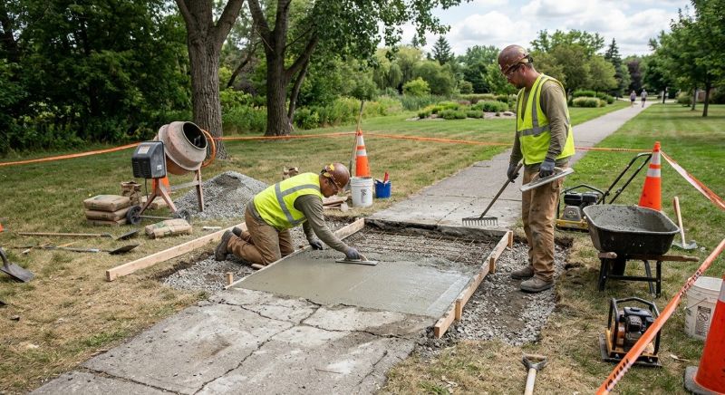Pathway Repair in West Des Moines, IA