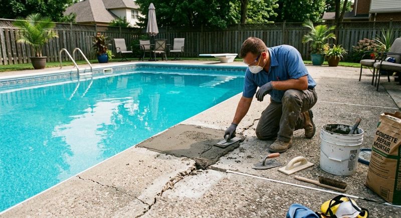 Pool Deck Repair in Corpus Christi, TX