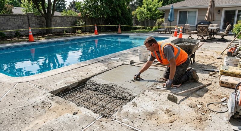 Pool Slab Repair in Corpus Christi, TX