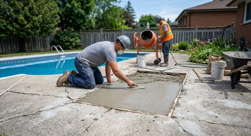 Pool Slab Repair in Des Moines, IA