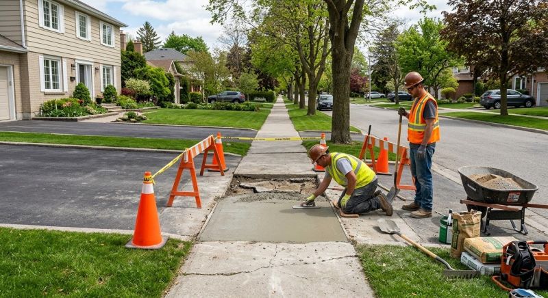 Sidewalk Concrete Repair in Corpus Christi, TX