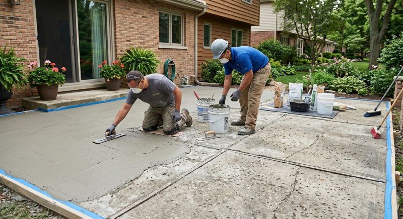 Slab Resurfacing in West Des Moines, IA